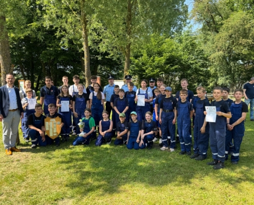 Gruppenfoto Gemeindewettkampf 2025