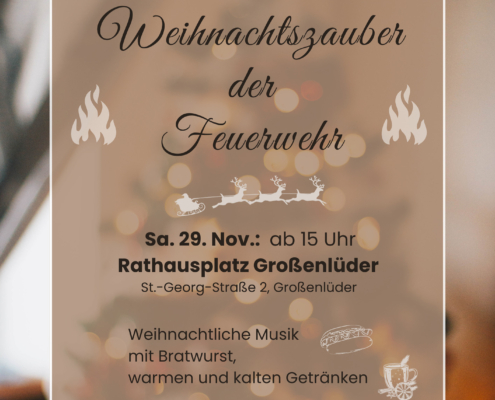 Die Freiwillige Feuerwehr Großenlüder-Mitte lädt Sie ein zum - 1